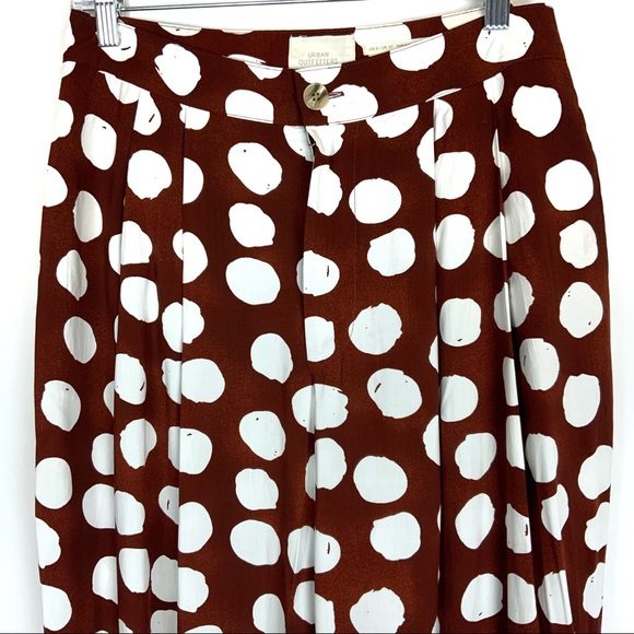 Urban Outfitters Red Uo Dara Pleated Trouser Pant - Picture 5 of 12